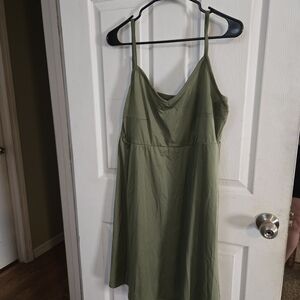 Torrid Olive Green Mini Dress